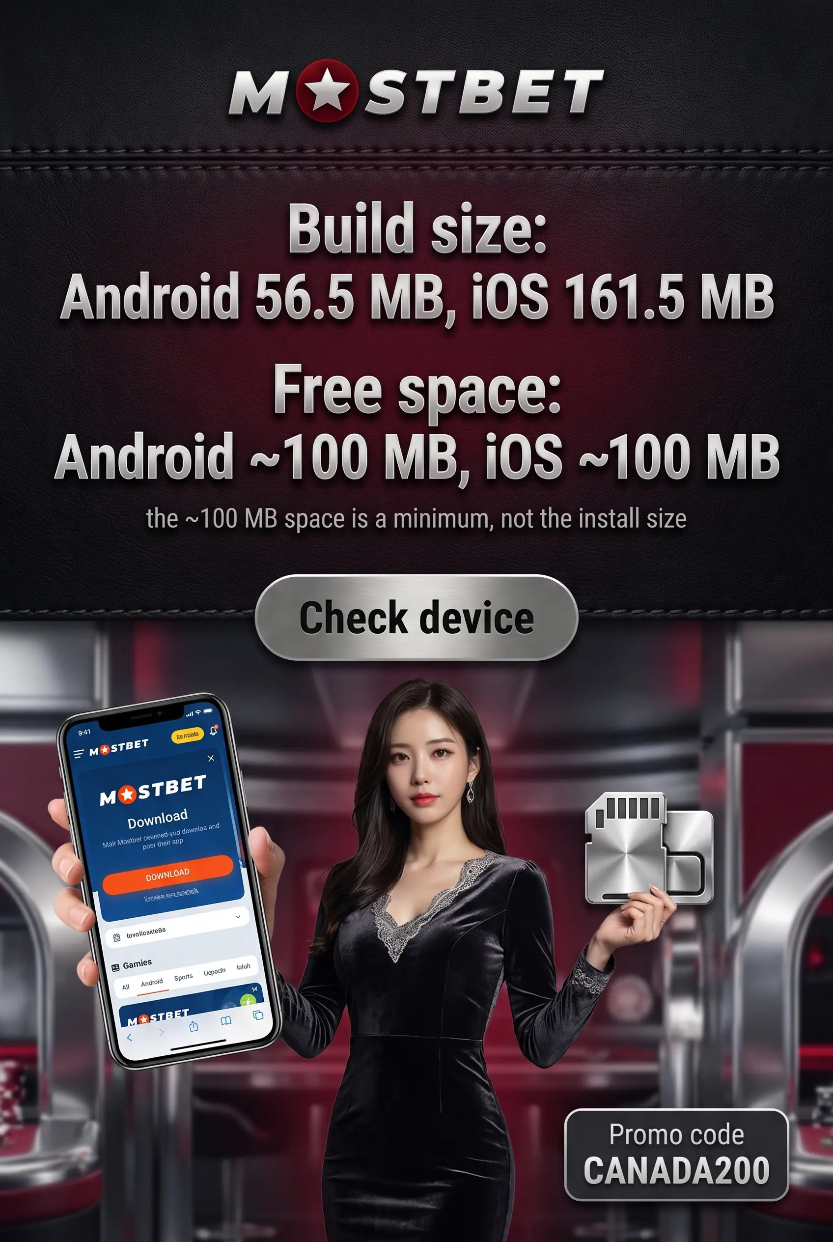 Mostbet app phone and tablet requirements